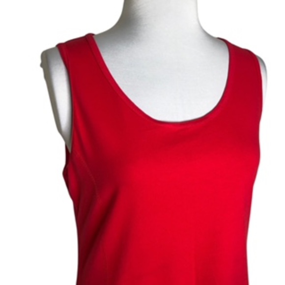 Danskin Now Tops - NWOT Danskin Now Sleeveless Scoop Neck Red Active Tank Size XL